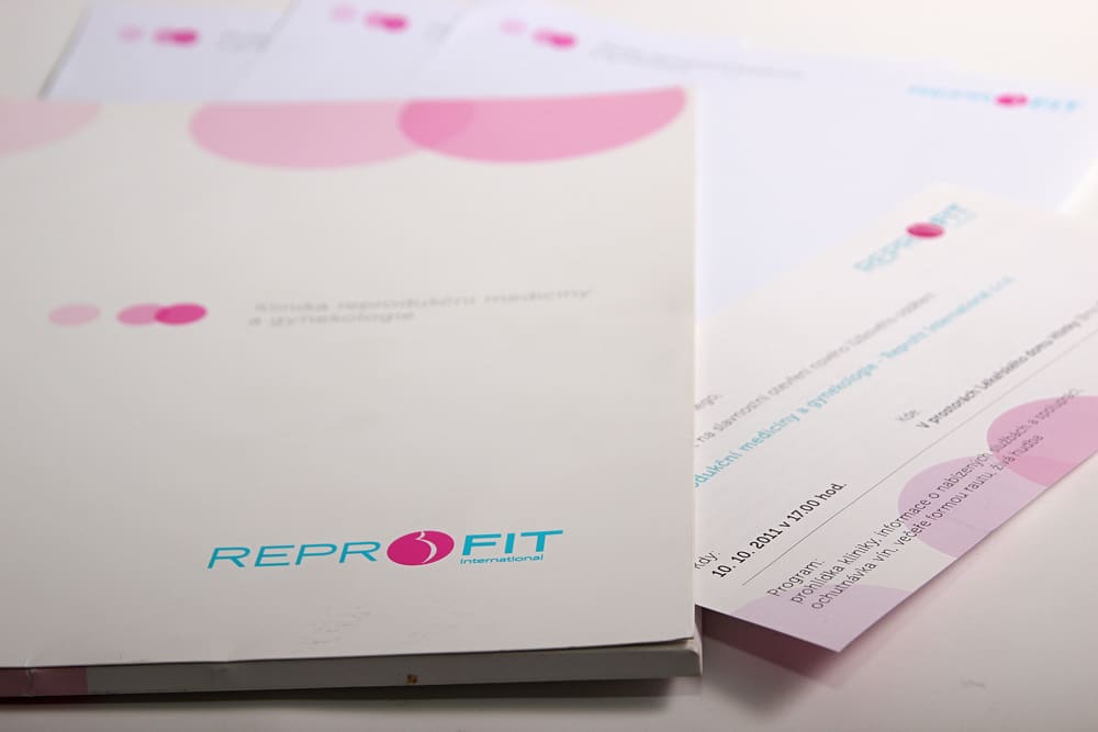 Vizuální identita pro kliniku Reprofit Brno