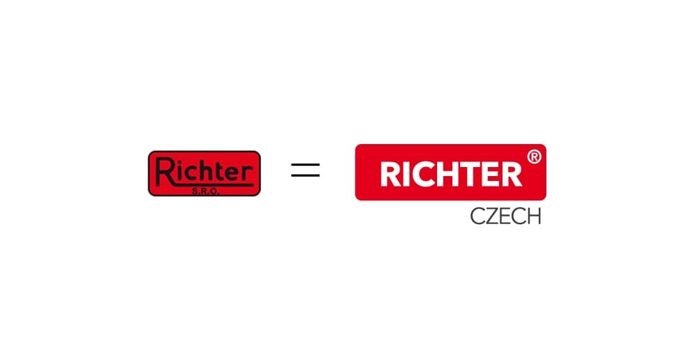 Modernizace loga Richter Czech